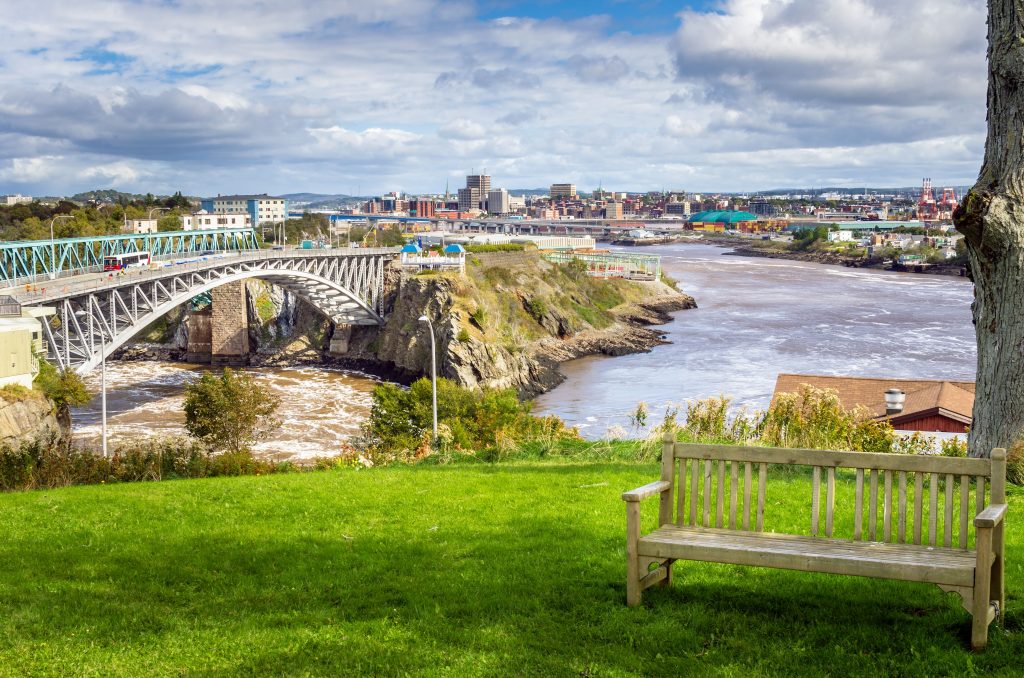A scenic and beautiful shot of nova scotia bridge that emulates the beauty of beginning your recovery from addiction